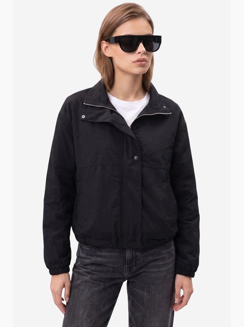 Blazer in cotone mixray Nero - Kiabi