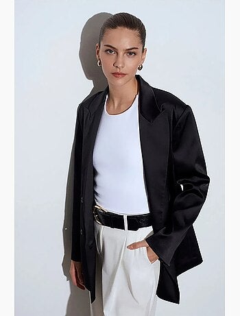 Blazer in crêpe dilvin