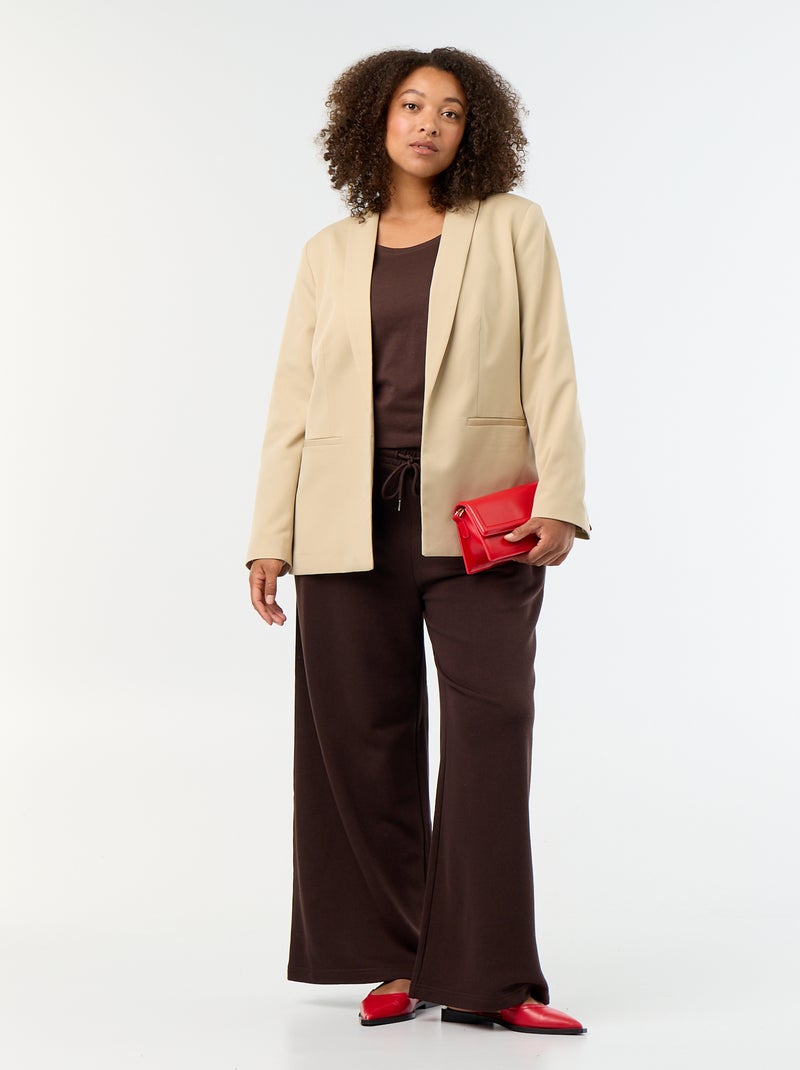 Blazer lungo Beige - Kiabi