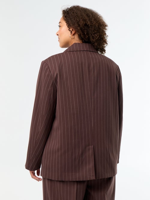 Blazer lungo con apertura a doppio petto - Kiabi