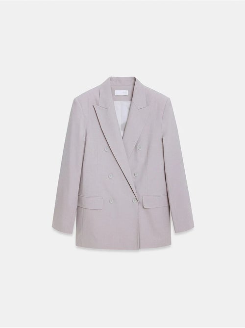 Blazer lungo in crêpe con collo a scialle dilvin - Kiabi Blazer lungo in crêpe con collo a scialle dilvin - Kiabi