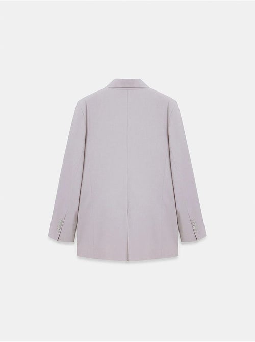 Blazer lungo in crêpe con collo a scialle dilvin - Kiabi Blazer lungo in crêpe con collo a scialle dilvin - Kiabi