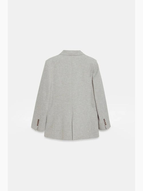 Blazer lungo in crêpe con collo a scialle dilvin - Kiabi Blazer lungo in crêpe con collo a scialle dilvin - Kiabi