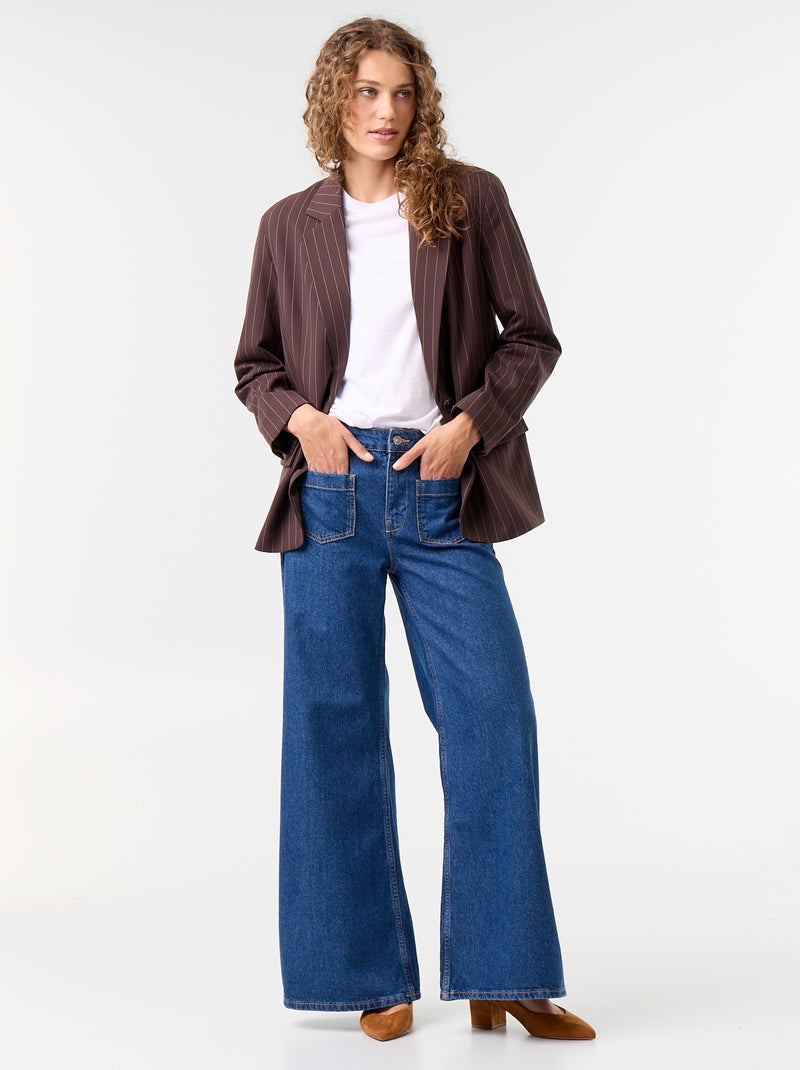 Blazer lungo Marrone - Kiabi