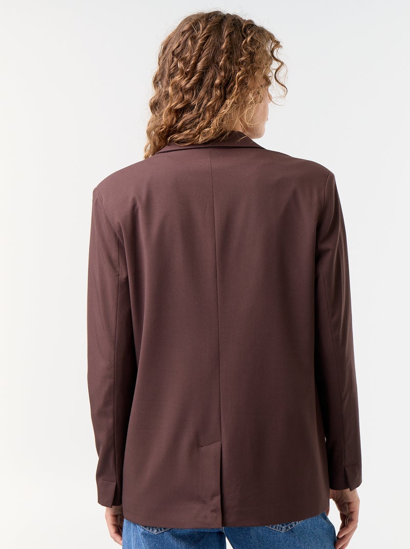 Blazer lungo Marrone - Kiabi