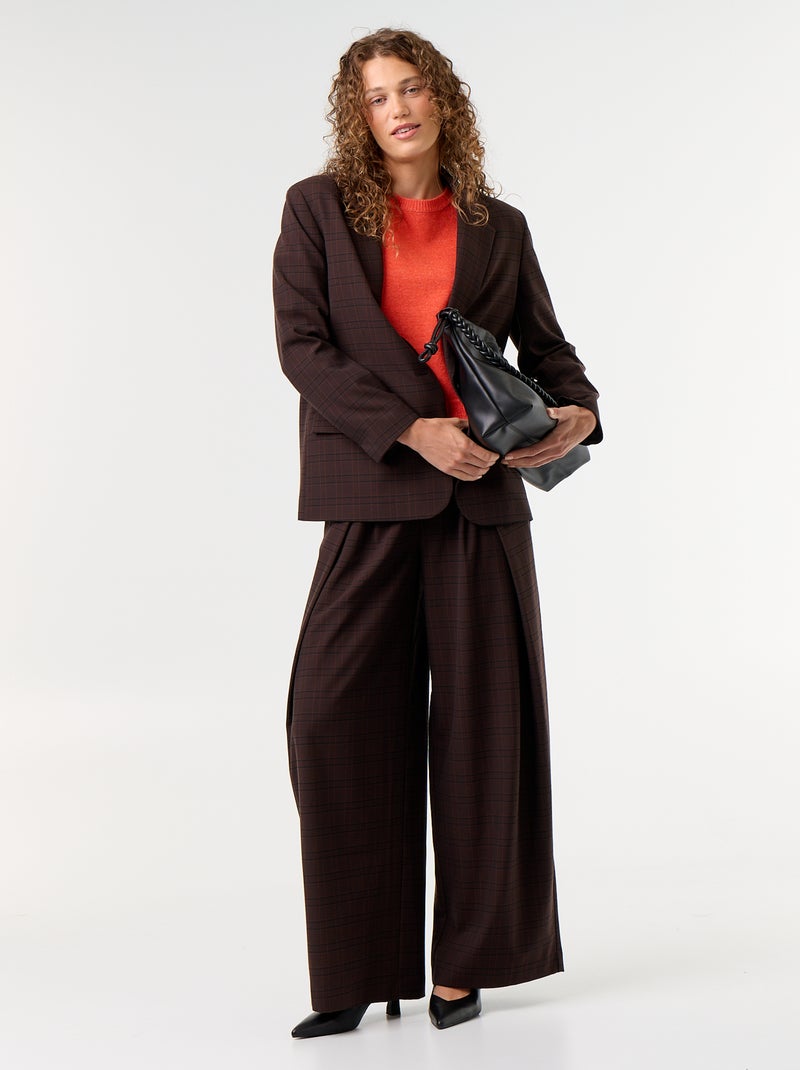 Blazer lungo Marrone - Kiabi