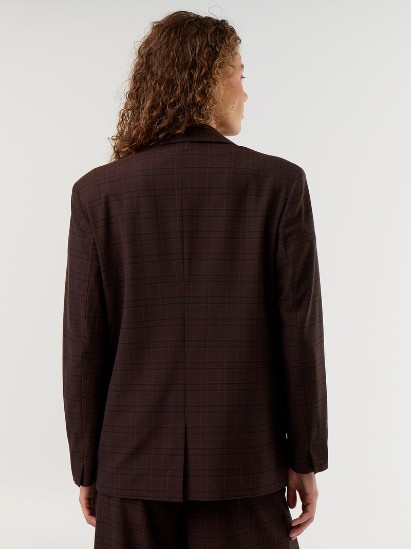 Blazer lungo Marrone - Kiabi