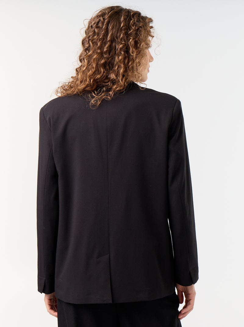 Blazer lungo Nero - Kiabi