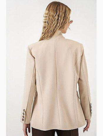 Blazer oversize con collo a scialle bdart