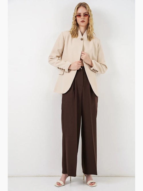 Blazer oversize con collo a scialle bdart - Kiabi Blazer oversize con collo a scialle bdart - Kiabi