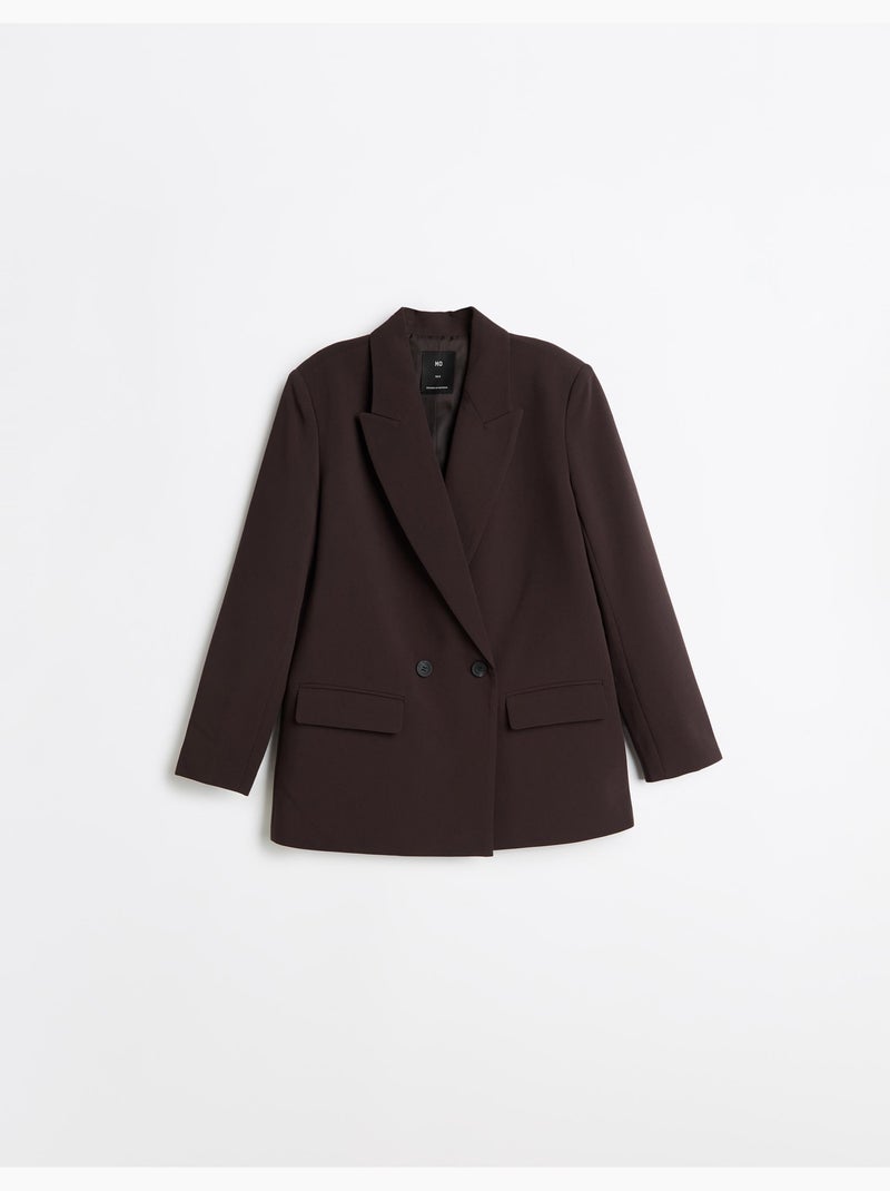 Blazer oversize, mo fashion Marrone - Kiabi