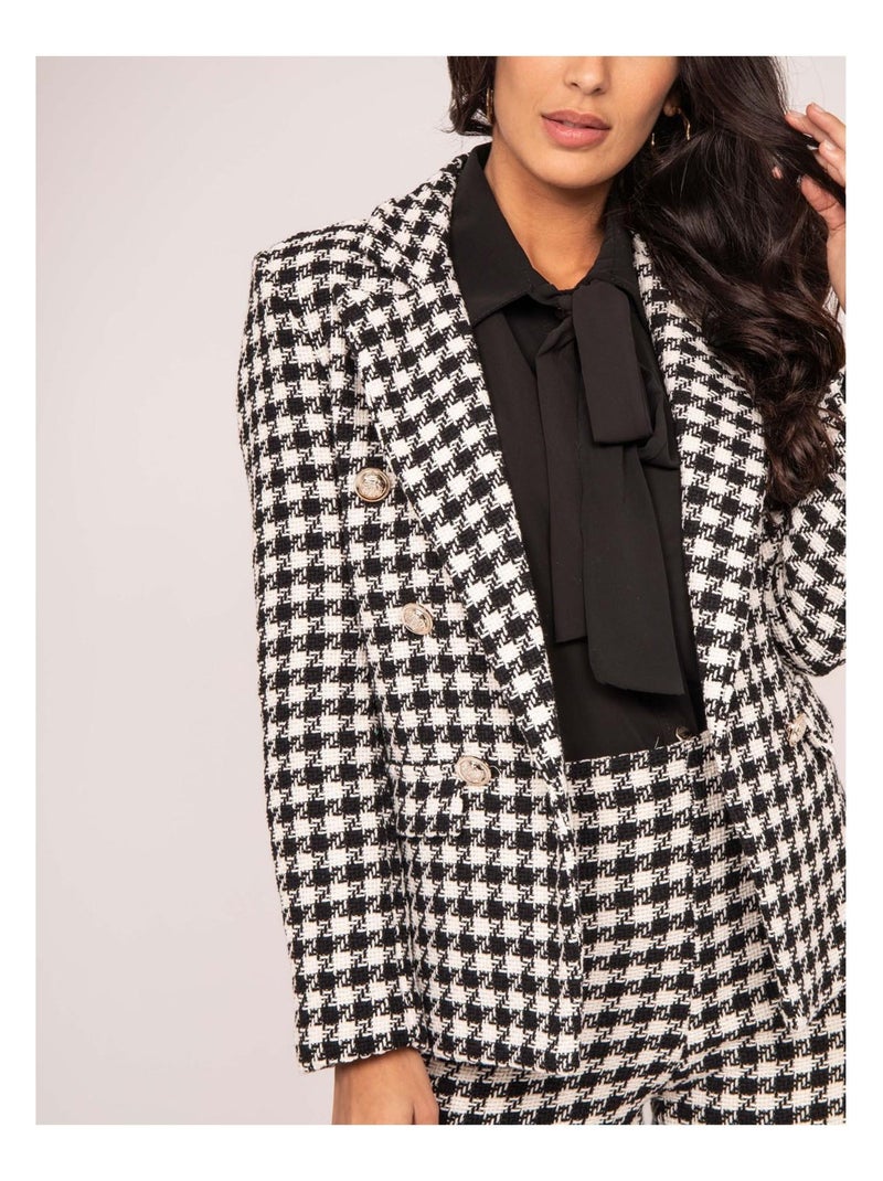 Blazer principe di Galles URIELLE Nero - Kiabi