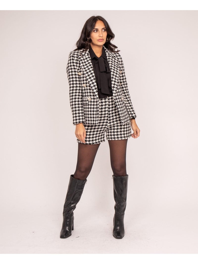 Blazer principe di Galles URIELLE Nero - Kiabi