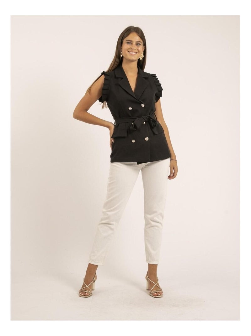 Blazer senza maniche UCHENA Nero - Kiabi