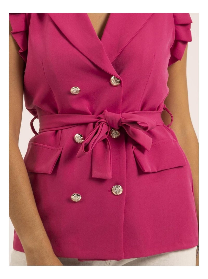 Blazer senza maniche UCHENA Rosa - Kiabi