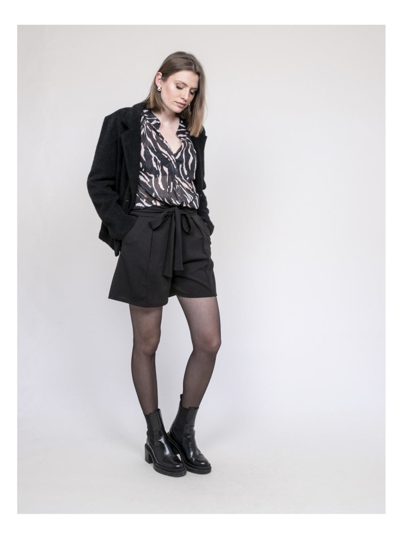 Blazer texturizzato URTA Nero - Kiabi