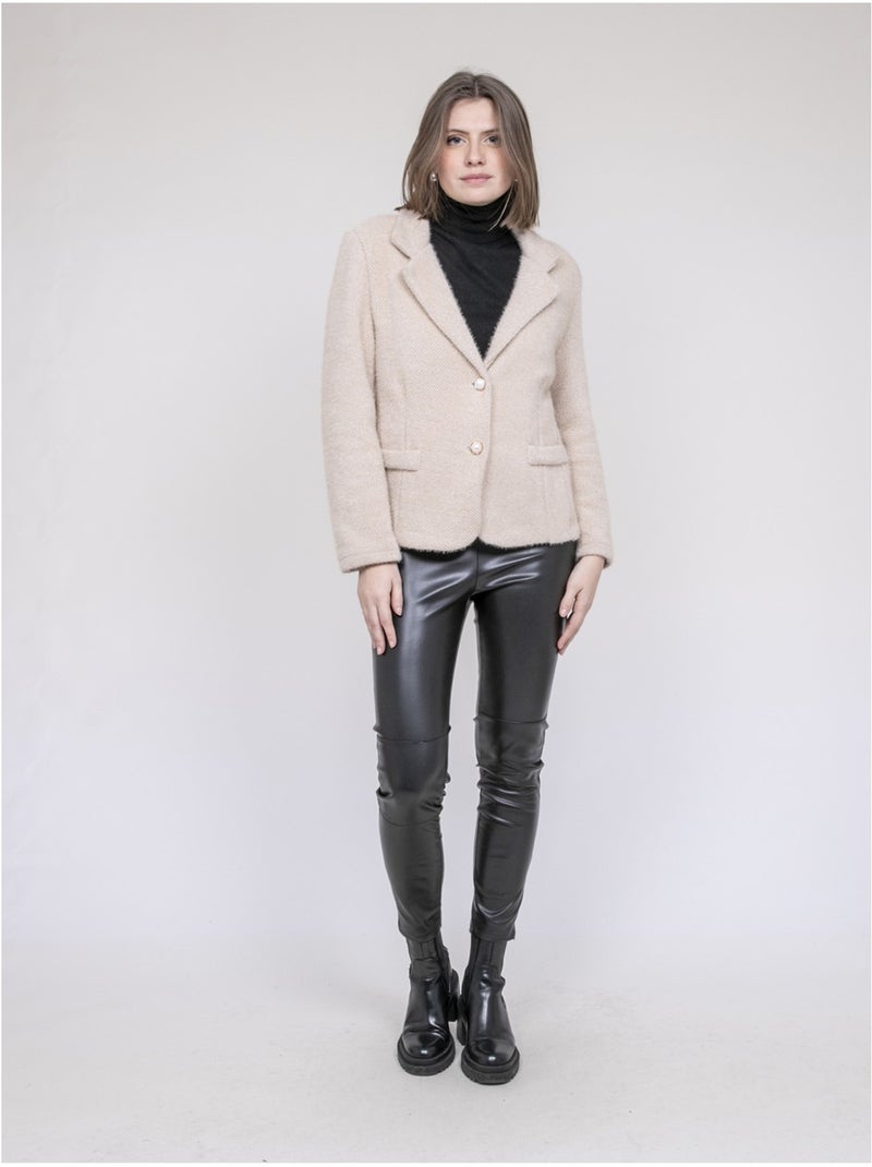 Blazer texturizzato URTA Nero - Kiabi