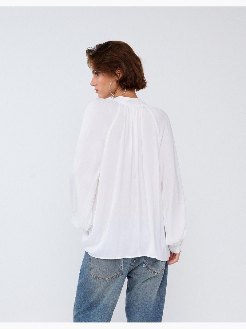 Bliusa con maniche a palloncini, mo fashion Beige - Kiabi