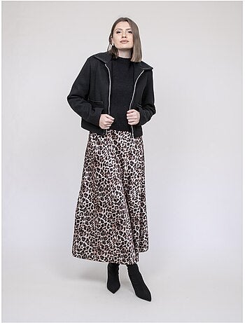 Blouson con dettagli similpelle UZELLE
