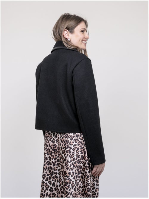 Blouson con dettagli similpelle UZELLE - Kiabi