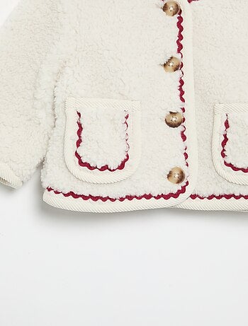 Blouson effetto montone