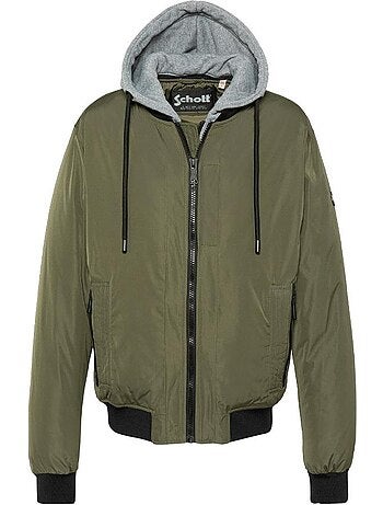 Blouson Schott con Plastron Rimovibile