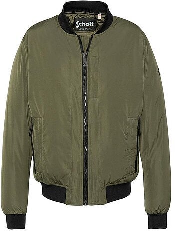 Blouson Schott con Plastron Rimovibile