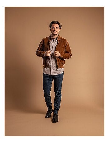 Blouson teddy in velluto ZELGIN