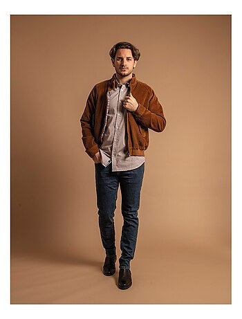Blouson teddy in velluto ZELGIN