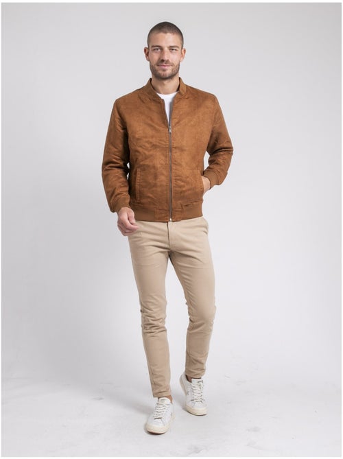 Blouson teddy suédine ZEGAN - Kiabi