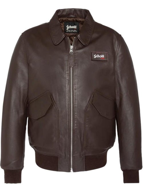 Blouson Uomo in Pelle Schott - Kiabi