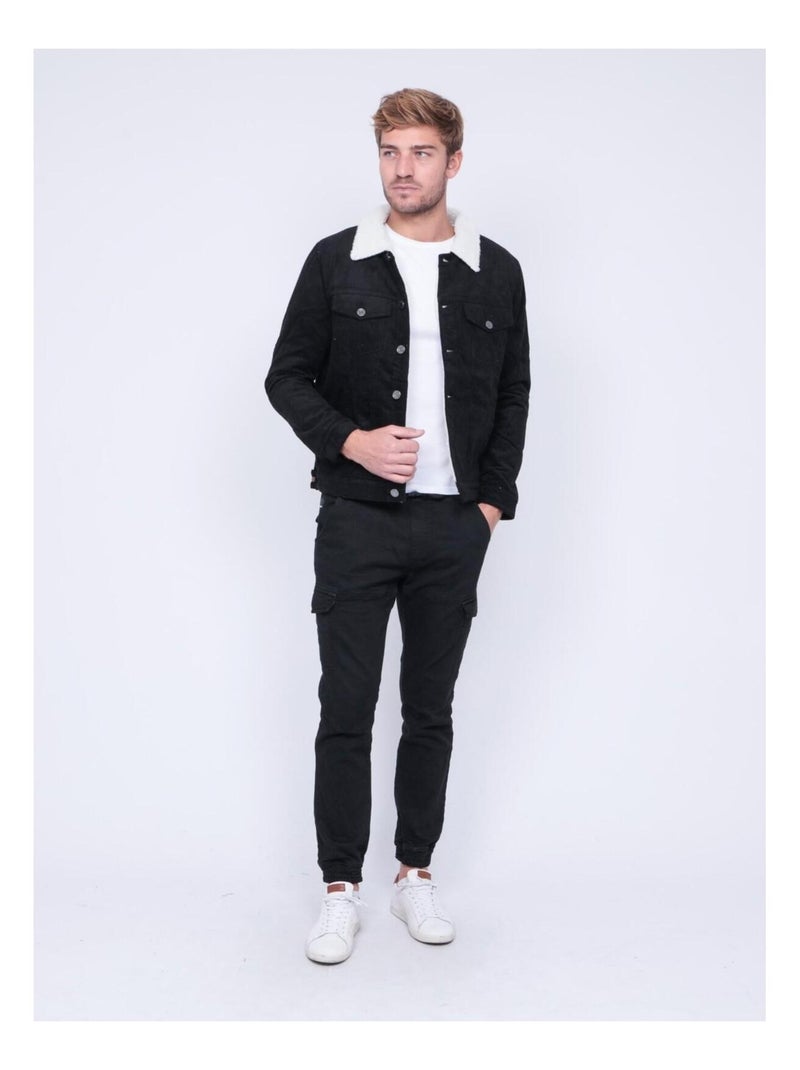 Blouson velluto ZUCKY Nero - Kiabi