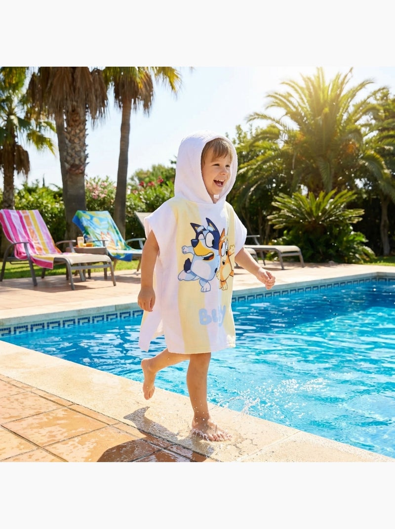 Bluey - Poncho da bagno bambino Blu - Kiabi