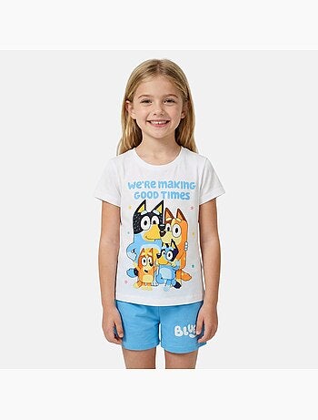 Bluey - set composto da maglietta e pantaloncini coordinati con stampa