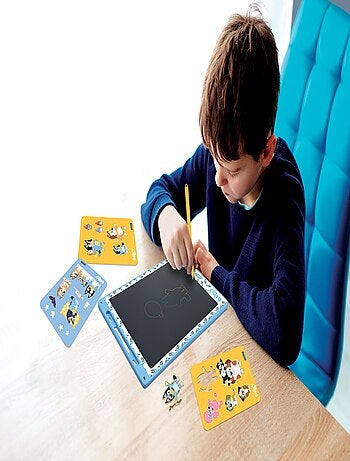 Bluey 11'' tavoletta Eink multicolore per imparare a disegnare con gli stencil