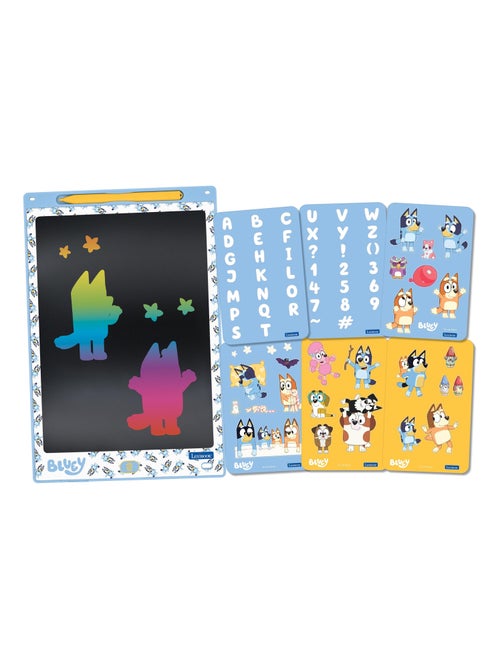 Bluey 11'' tavoletta Eink multicolore per imparare a disegnare con gli stencil - Kiabi