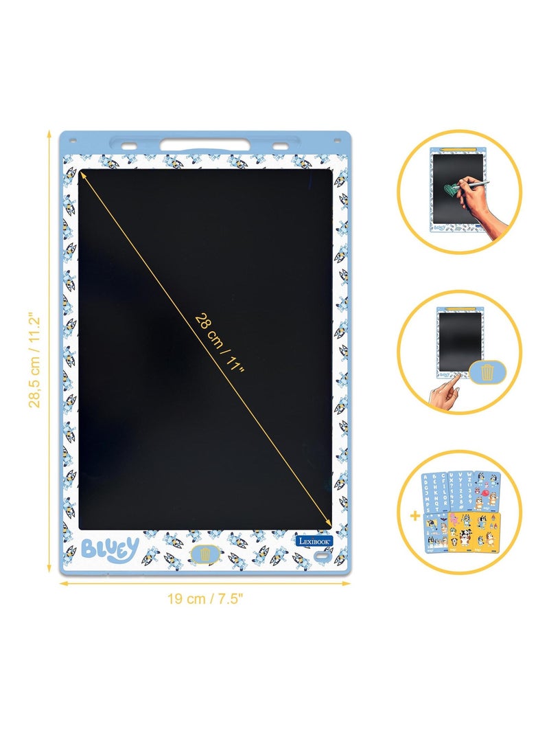 Bluey 11'' tavoletta Eink multicolore per imparare a disegnare con gli stencil N/D - Kiabi