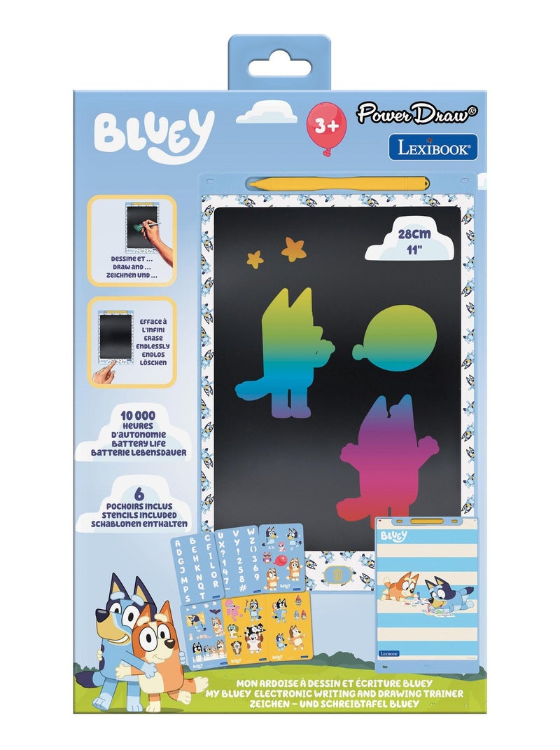 Bluey 11'' tavoletta Eink multicolore per imparare a disegnare con gli stencil N/D - Kiabi