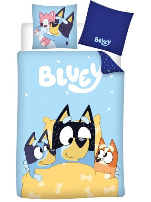 Bluey, Completo Letto per Bambino Stampato Reversibile 100% Cotone, BINGO - Kiabi Bluey, Completo Letto per Bambino Stampato Reversibile 100% Cotone, BINGO - Kiabi