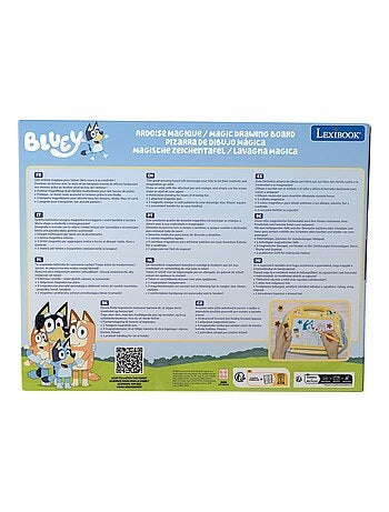 Bluey Lavagna da disegno magnetica multicolore con accessori Formato A5