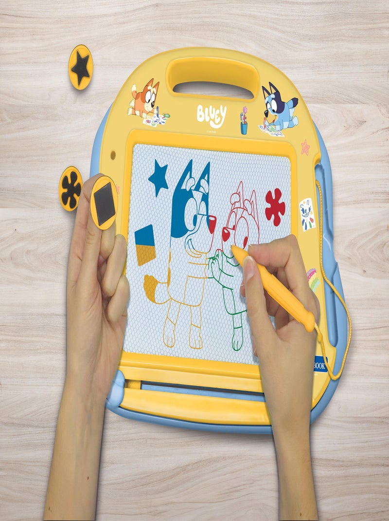Bluey Lavagna da disegno magnetica multicolore con accessori Formato A5 N/D - Kiabi