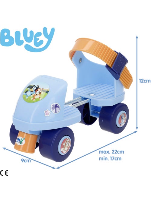 Bluey pattini regolabili a 4 ruote, taglia 22-29, max 20 kg - Kiabi Bluey pattini regolabili a 4 ruote, taglia 22-29, max 20 kg - Kiabi
