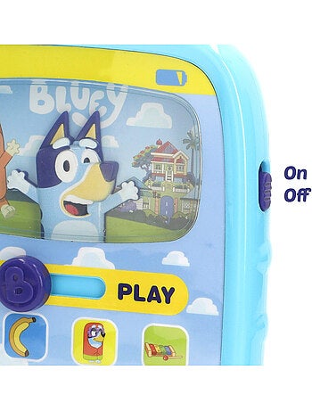 Bluey set tablet per bambini e telecomando con luci, suoni e parole in inglese