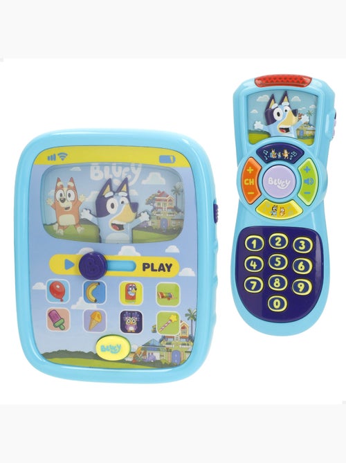 Bluey set tablet per bambini e telecomando con luci, suoni e parole in inglese - Kiabi Bluey set tablet per bambini e telecomando con luci, suoni e parole in inglese - Kiabi