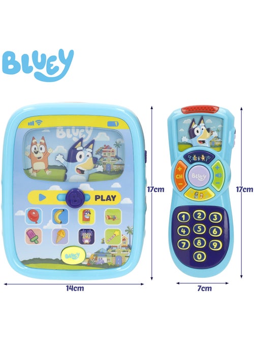 Bluey set tablet per bambini e telecomando con luci, suoni e parole in inglese - Kiabi Bluey set tablet per bambini e telecomando con luci, suoni e parole in inglese - Kiabi