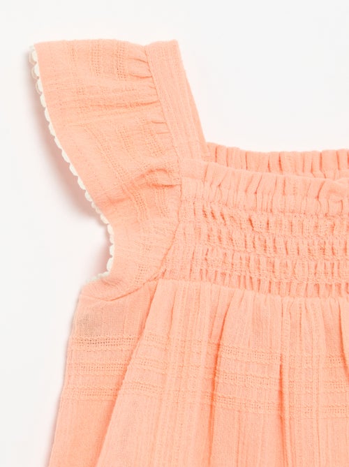 Blusa a bretelle in dobby - Kiabi