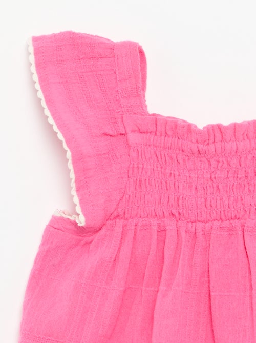 Blusa a bretelle in dobby - Kiabi