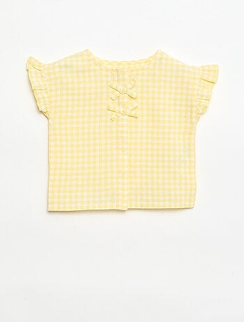 Blusa stampata 'uccelli'