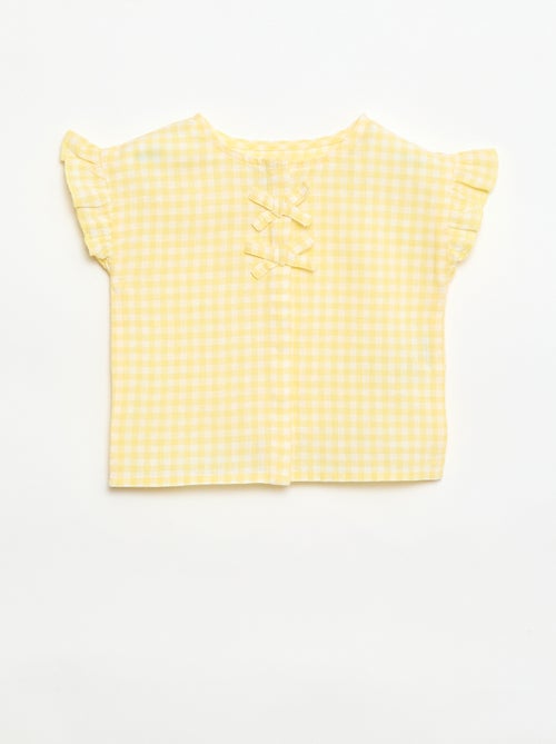 Blusa a quadretti vichy - Kiabi