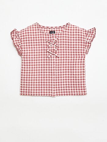 Blusa stampata 'uccelli'